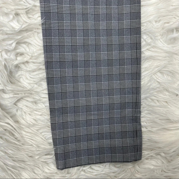 NWOT Theory Classic Skinny Crop Pants McClair Plaid Business Casual Women’s 4 - Picture 4 of 12